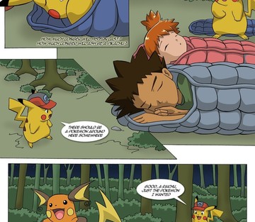 Ash en Pikachu porno Comic