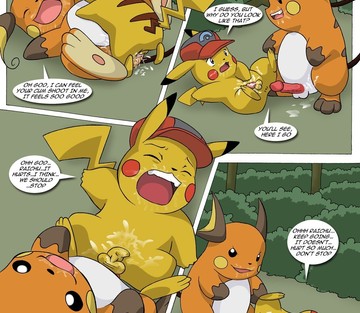 Ash en Pikachu porno Comic