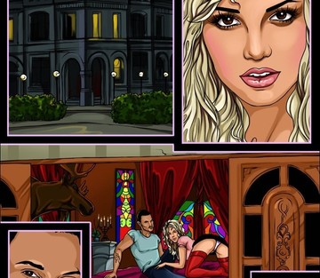Britney Spears porno fumetto